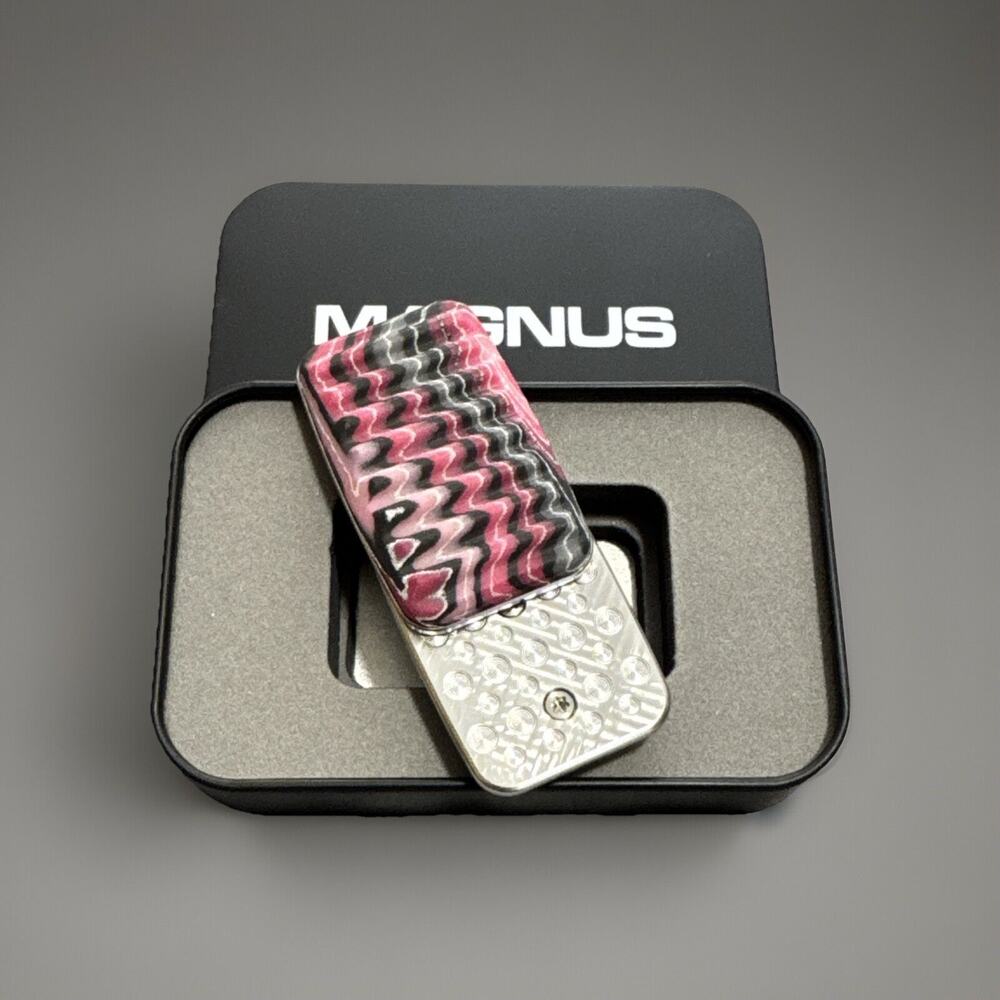 🔥Magnus WackyFiber SB210 - Rib - 3-Click Stainless Steel Plates Rare BNWT💥